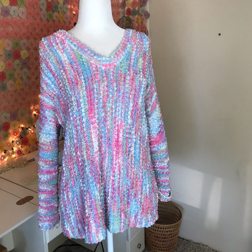 Spring knit sweater